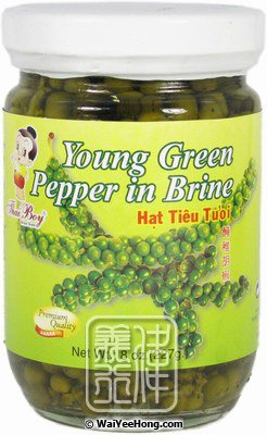 Thai Boy Young Green Pepper In Brine Hat Tieu Tu Oi 青胡椒 Wai Yee Hong Chinese Supermarket 伟义行 中国超市