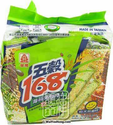 Pei Tien - Staple Grains 168 (Seaweed) (五穀168海苔夾心棒) - Wai